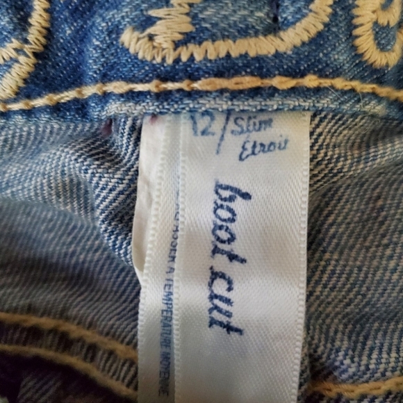 Slim Boot Cut Light Washed Jeans - Picture 3 of 3